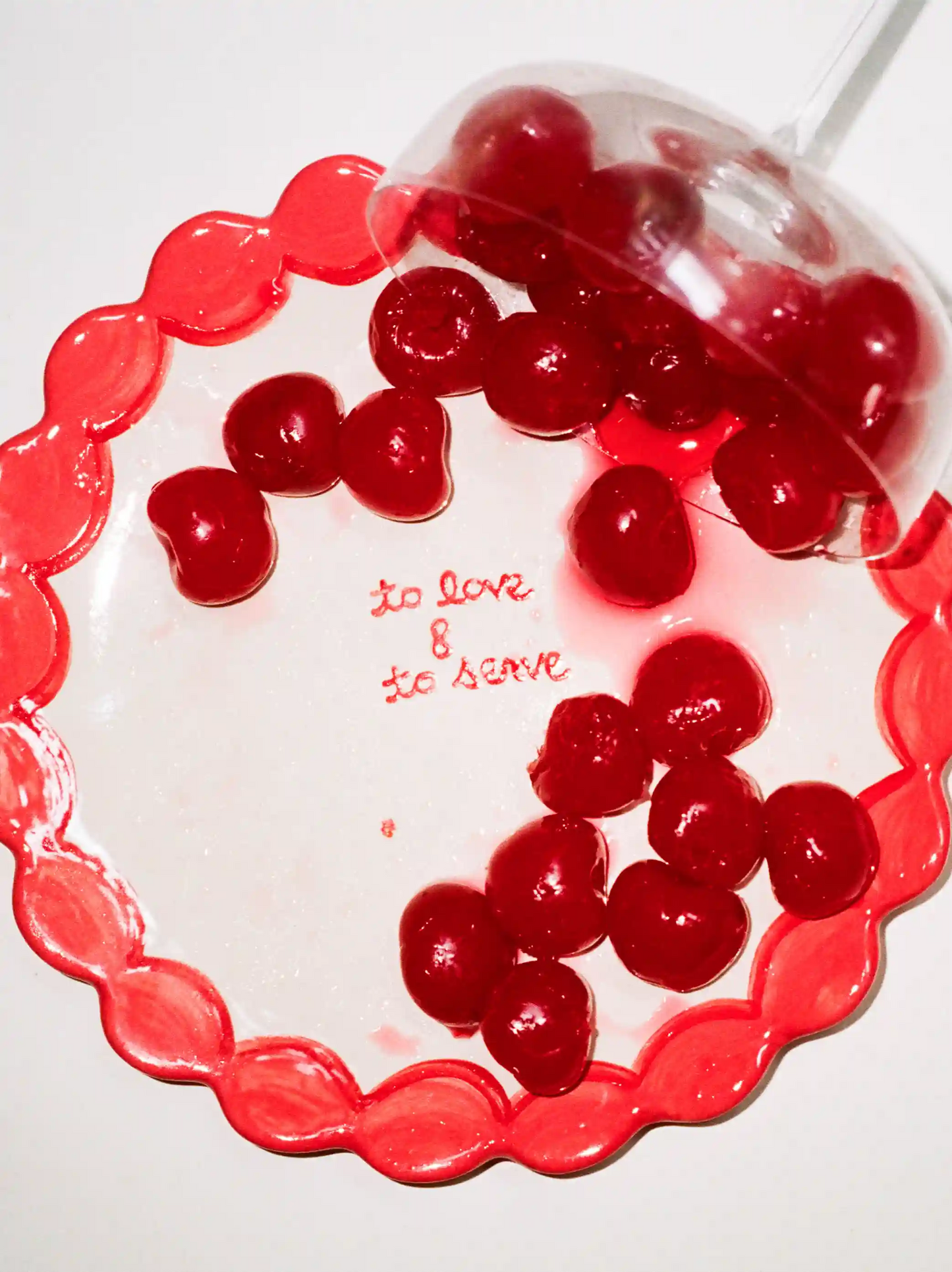 To Love And To Serve Dessert Plate