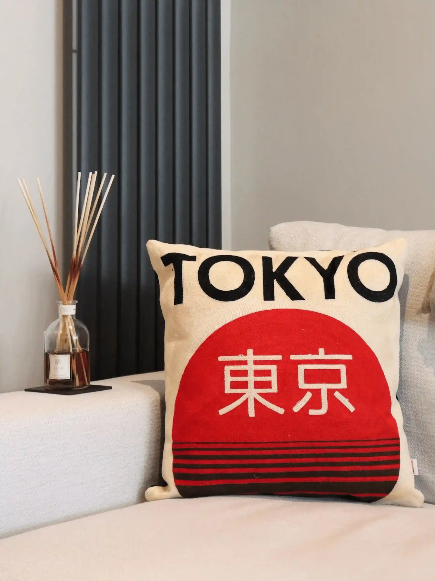 Tokyo Needlepoint Cushion