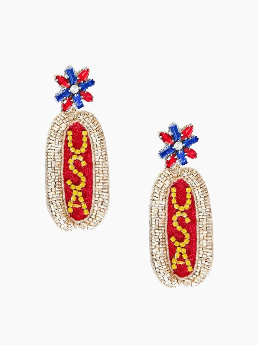 USA Barbecue Earrings