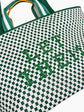 Let Them Embroidered Woven Bag