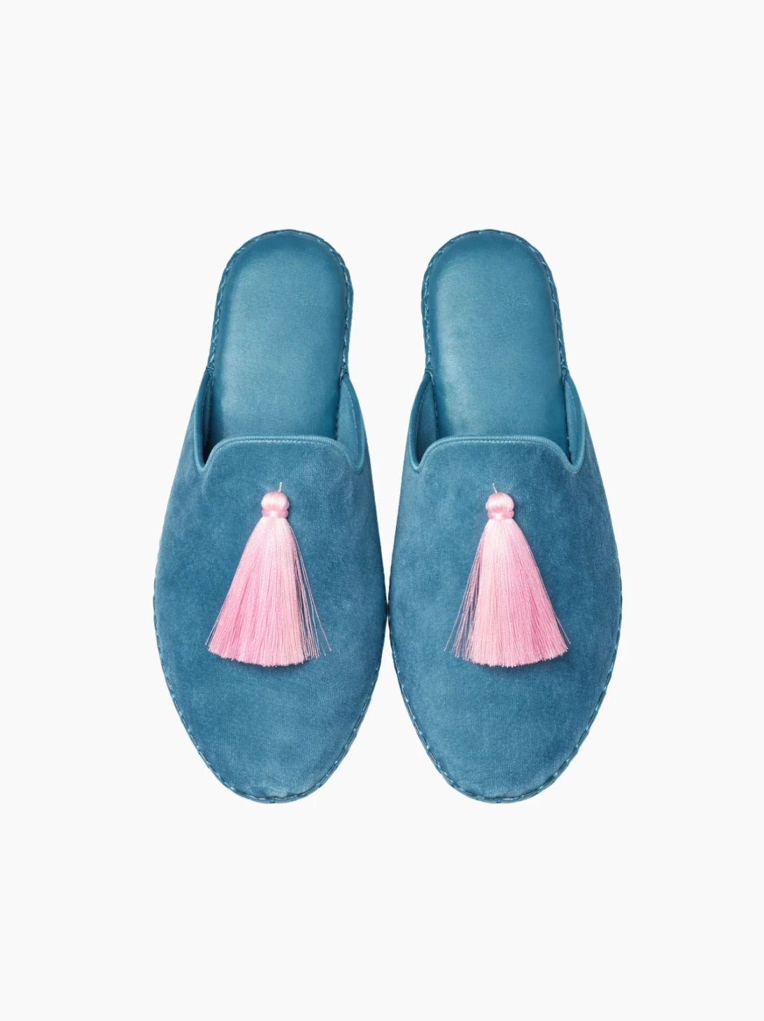 Velvet Tassel Slippers