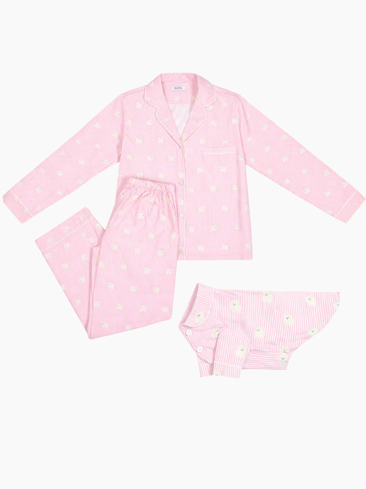 Pomeranian Dog & Owner Matching Pyjamas