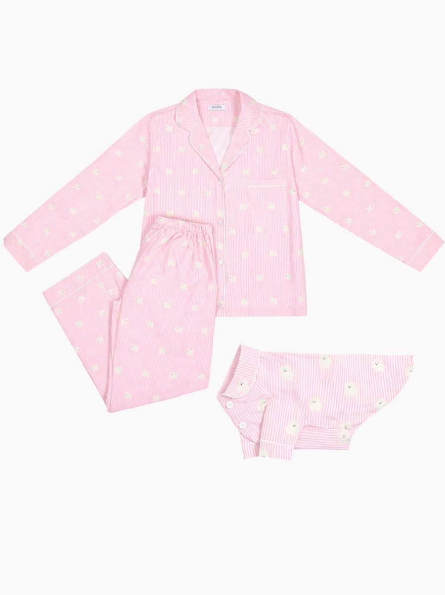 Pomeranian Dog & Owner Matching Pyjamas