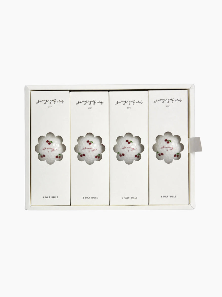 Cherry Motif Golf Ball Set