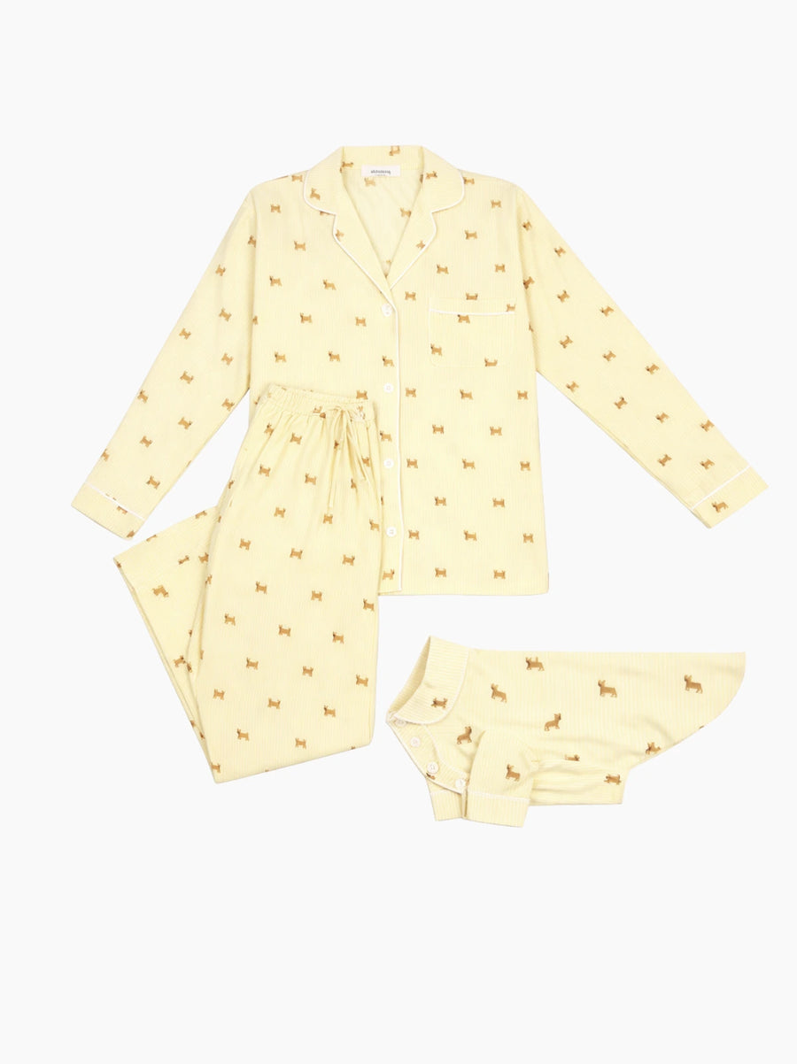 Frenchie Dog & Owner Matching Pyjamas