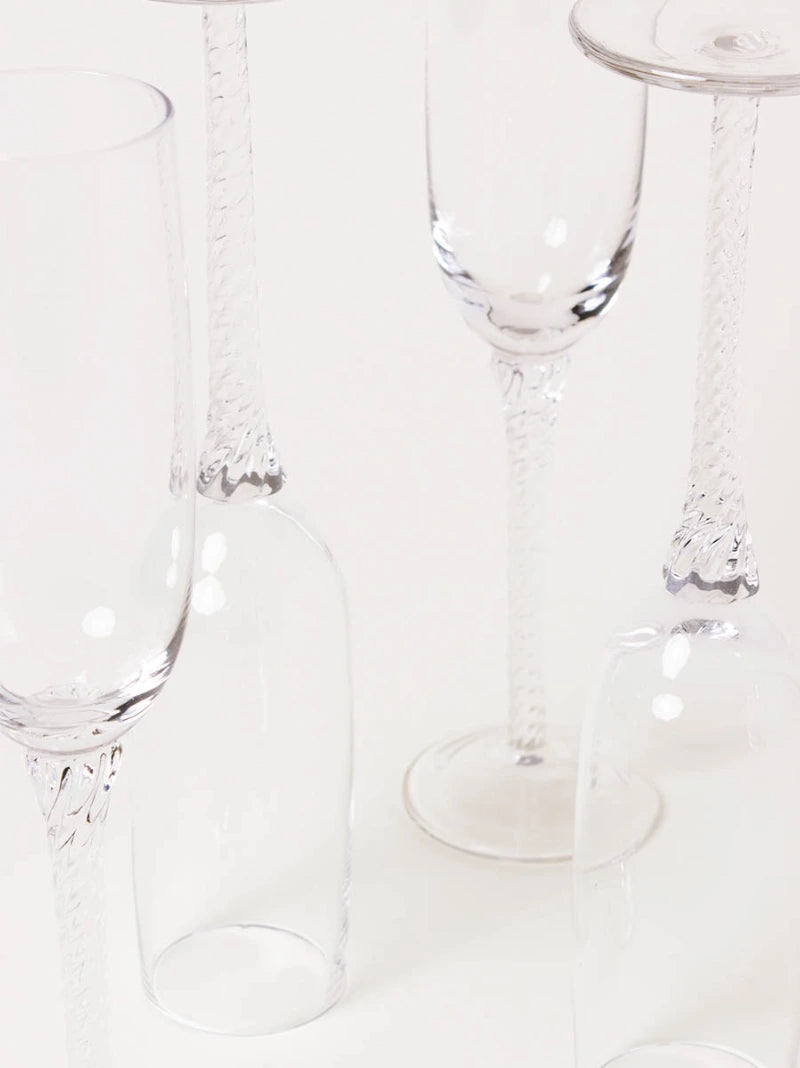 Clear Flutes Set of 4