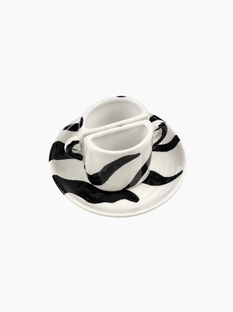 Zebra Print Cup Set