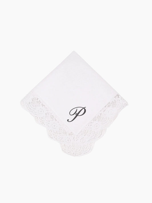 Personalised Chantilly Handkerchief