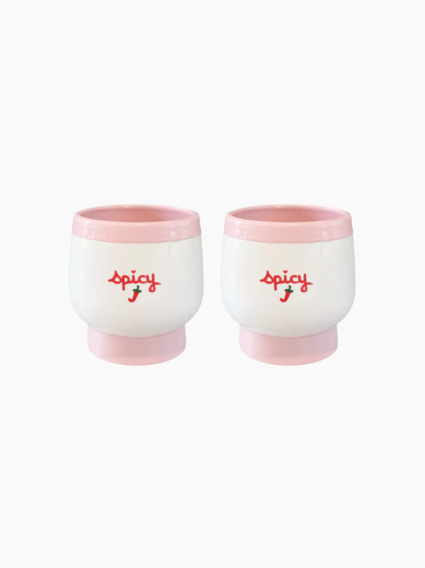 Pink Spicy Marg Cups Set of 2
