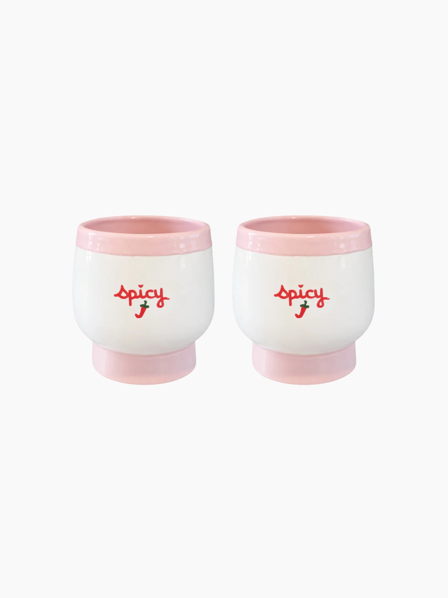 Pink Spicy Marg Cups Set of 2