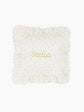 Personalised Ruffle Baby Cushion Cover