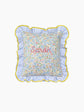 Personalised Ruffle Baby Cushion Cover