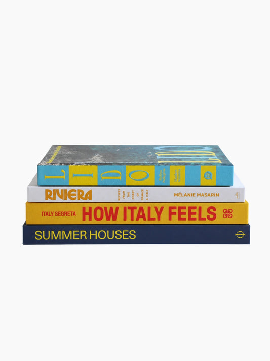 The Summer Coffee Table Book Stack