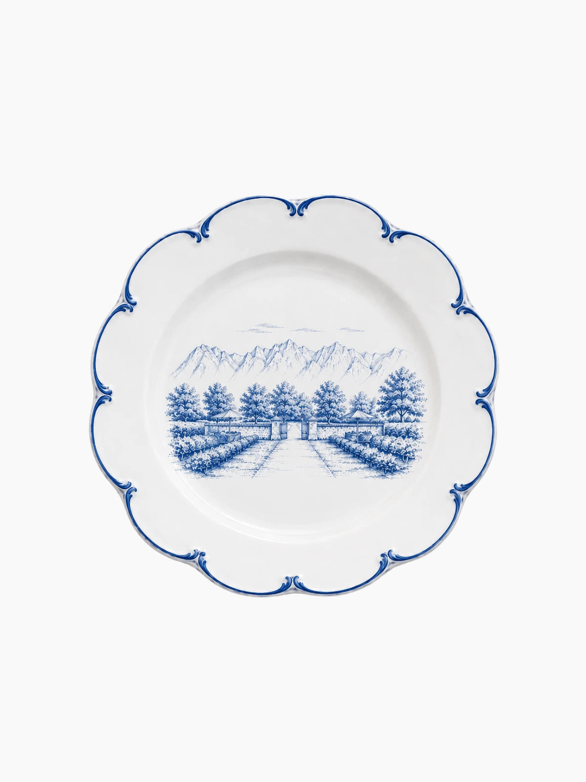 Smerlato Scalloped Plate Set of 12
