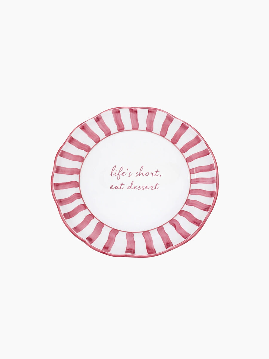 Personalised Dessert Plates Set of 6