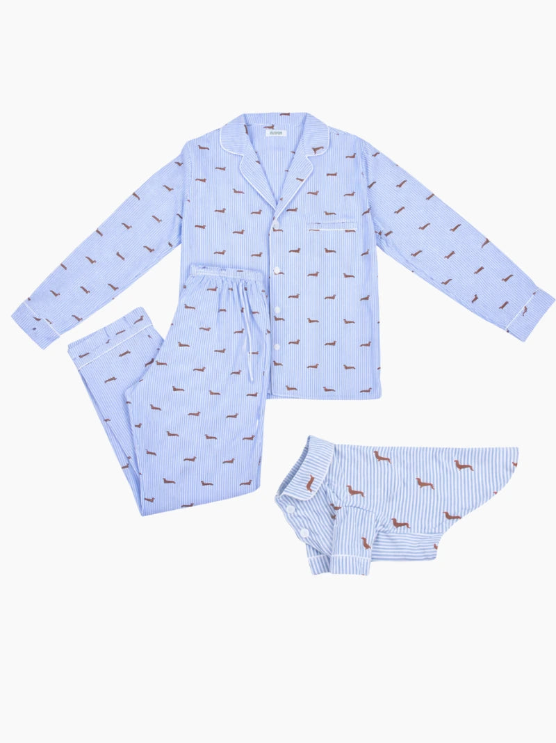 Dachshund Dog & Owner Matching Pyjamas