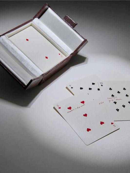 Vegan Leather Playing Card Set