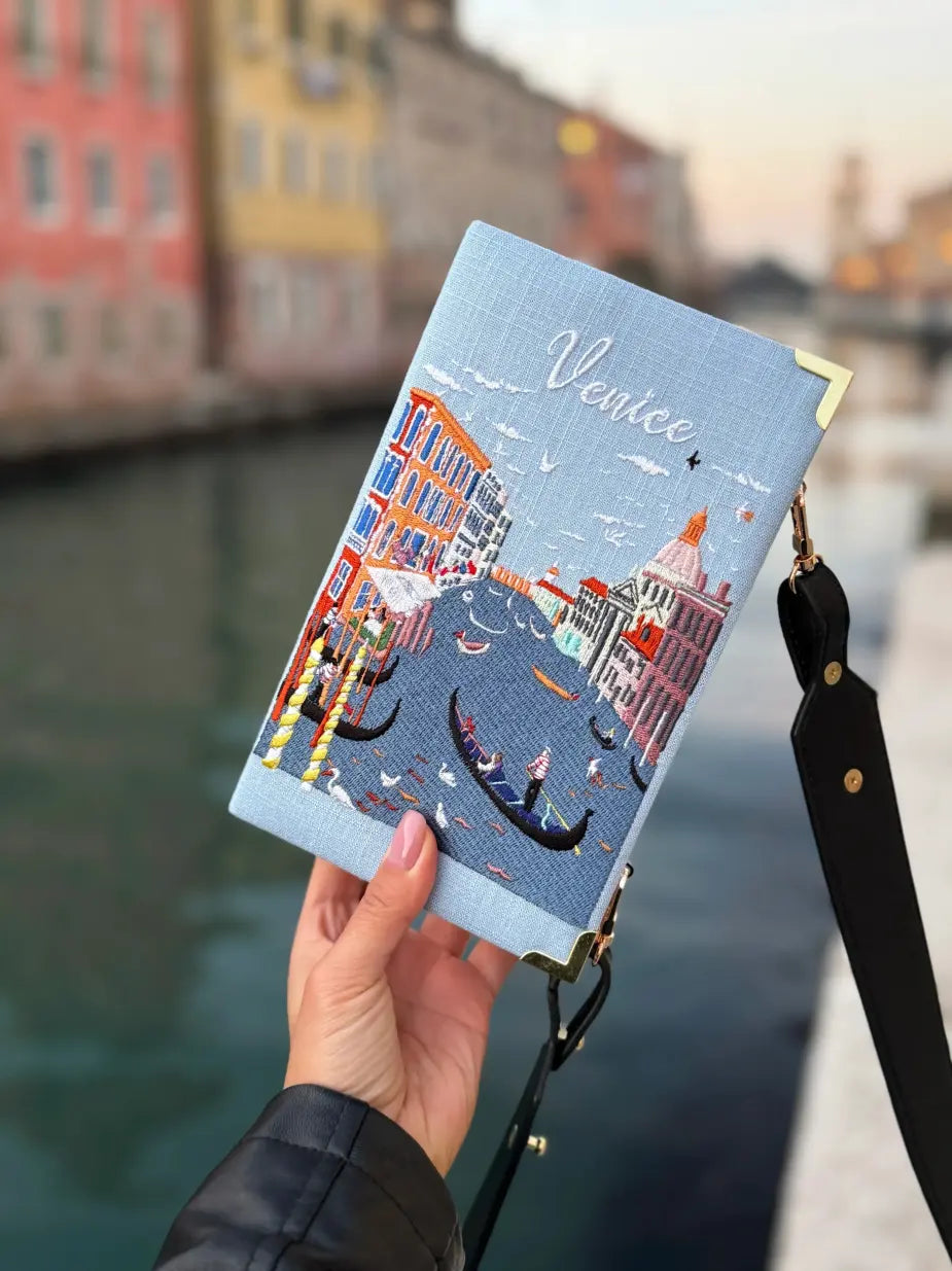 Venice Embroidered Clutch