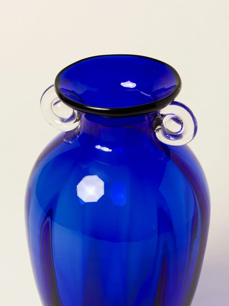 Blue Vase With Ears