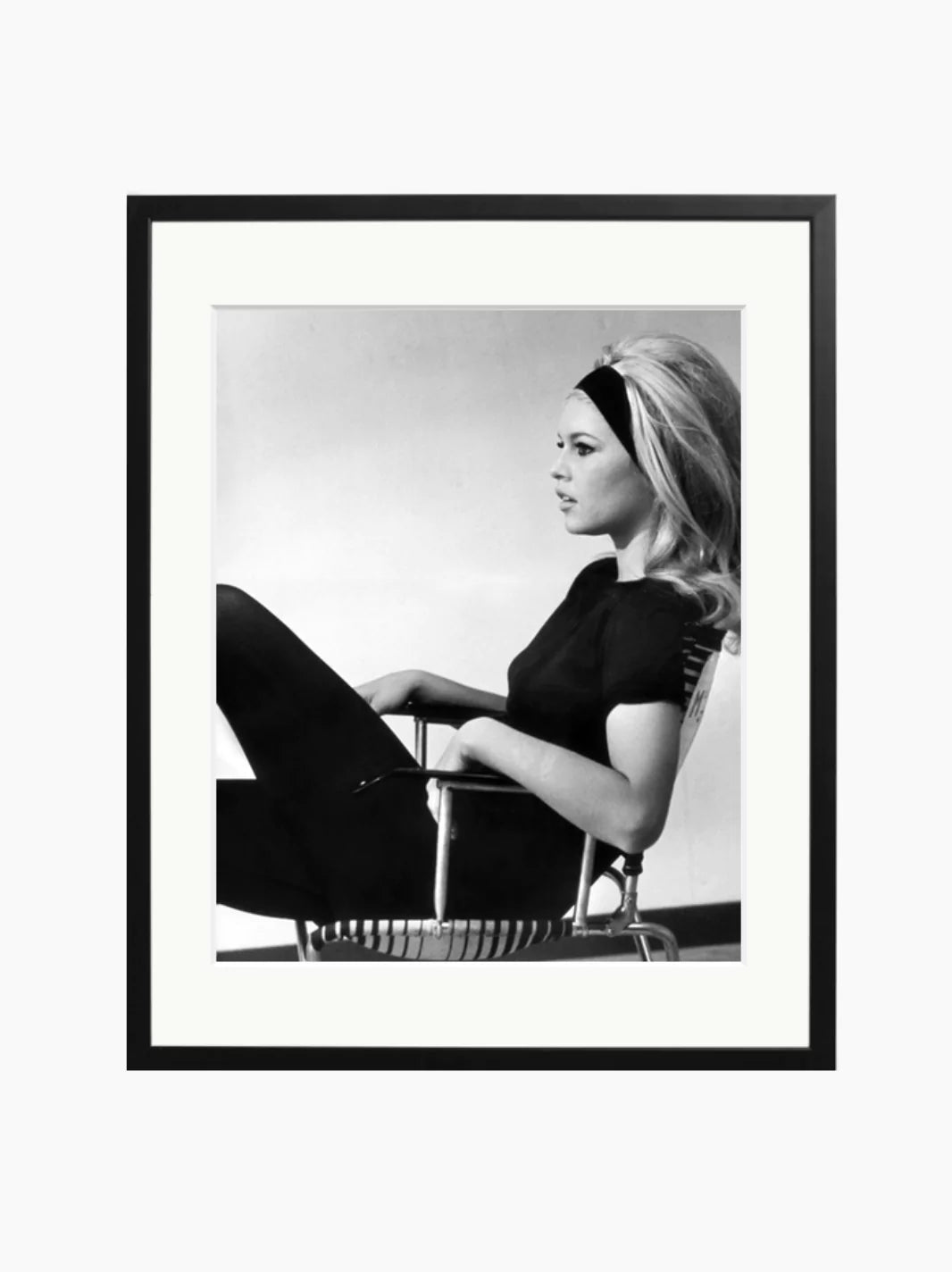 Bardot On Set Of Vie Privee Art Print