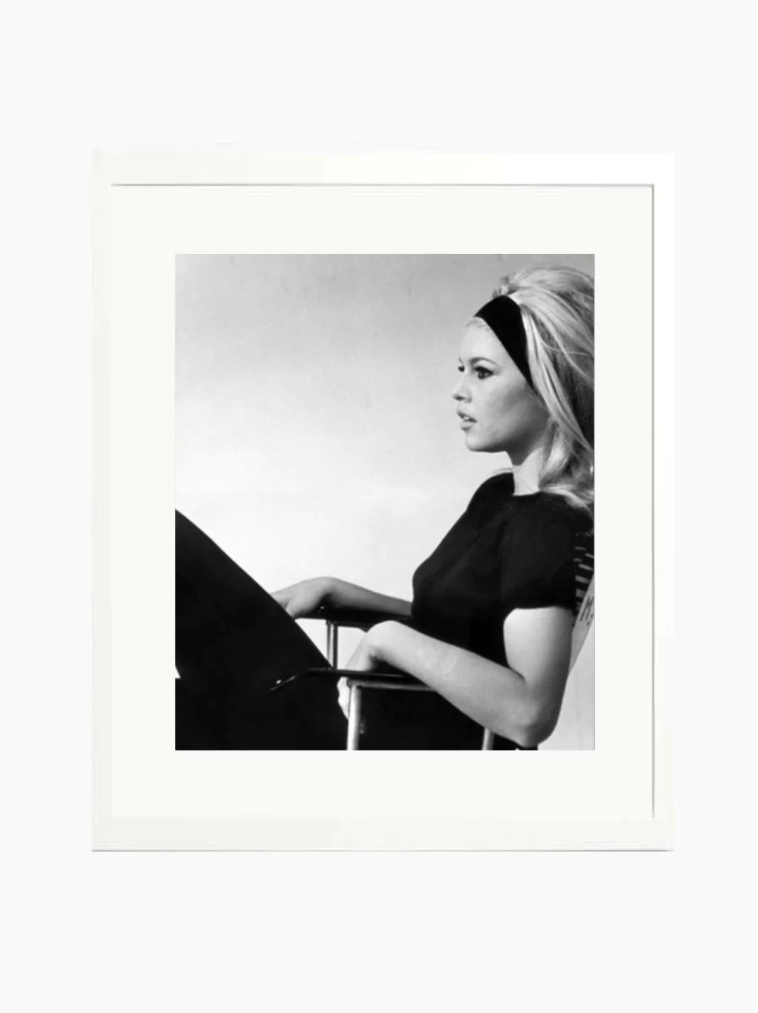 Bardot On Set Of Vie Privee Art Print