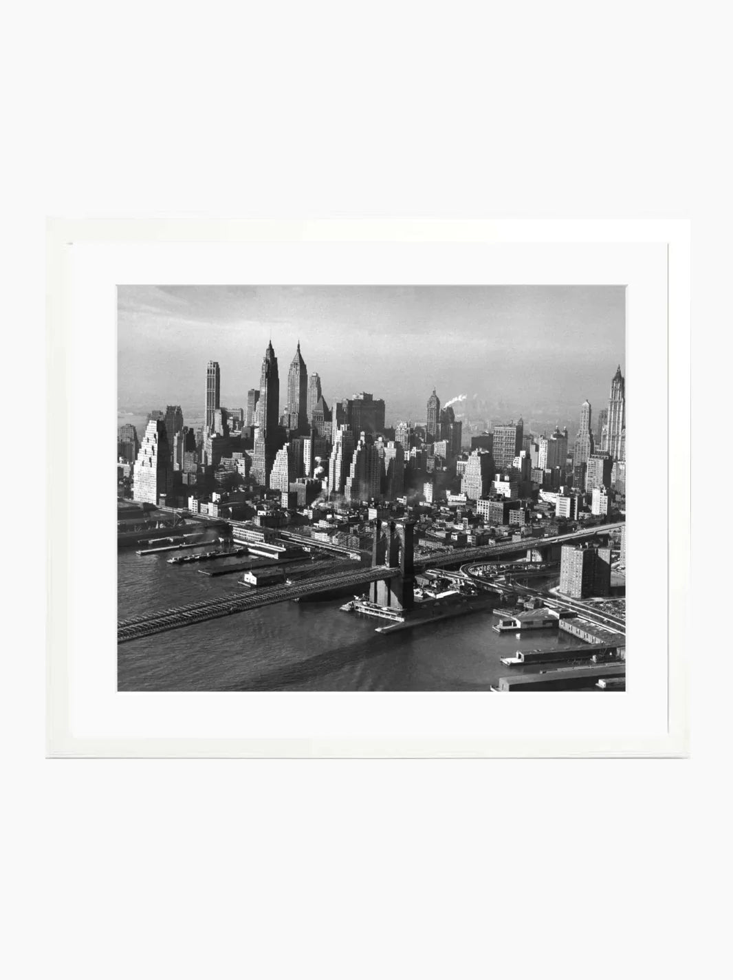 Overview of Brooklyn Bridge Art Print