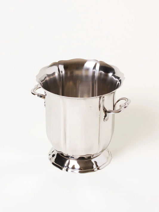 Shiny Silver Ice Bucket