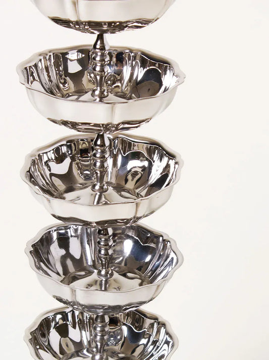 Silver Coupes Set of 6