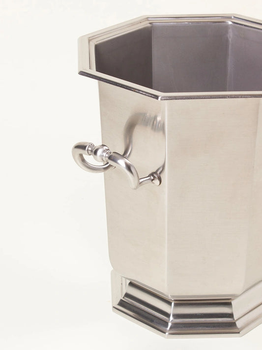 Silver Angular Wine Bucket