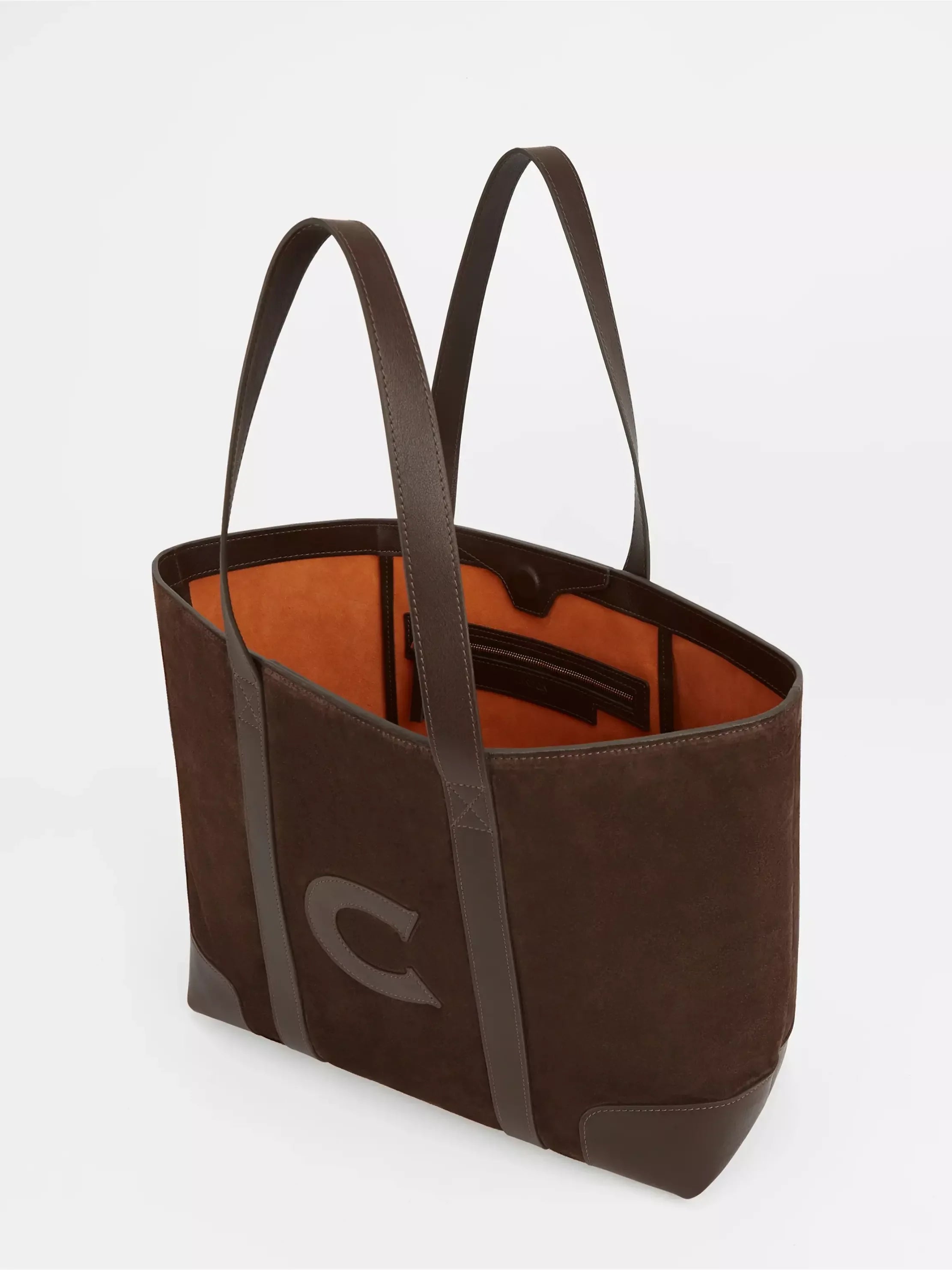 Chocolate Suede Tote