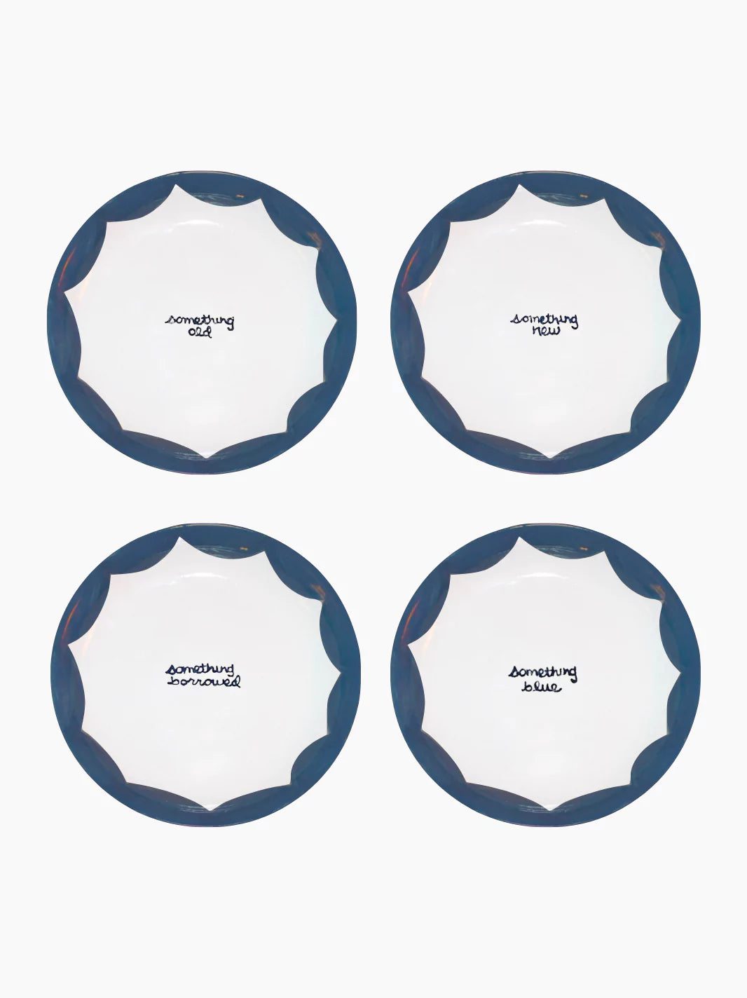 Wedding Dessert Plates Set of 4