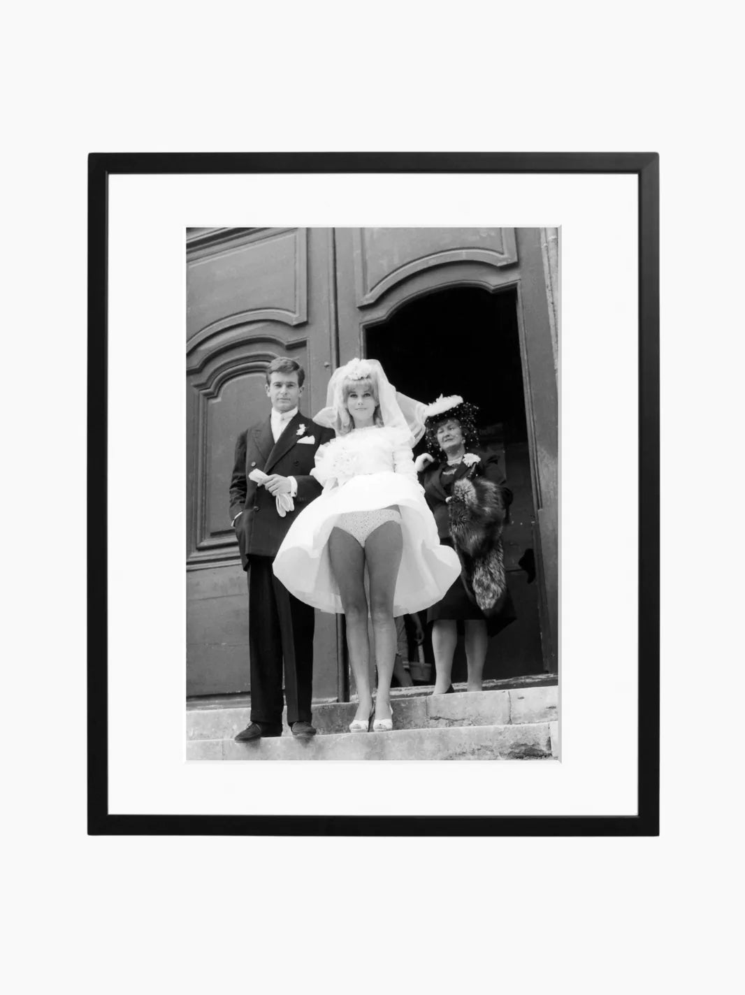 Deneuve Windy Wedding Art Print