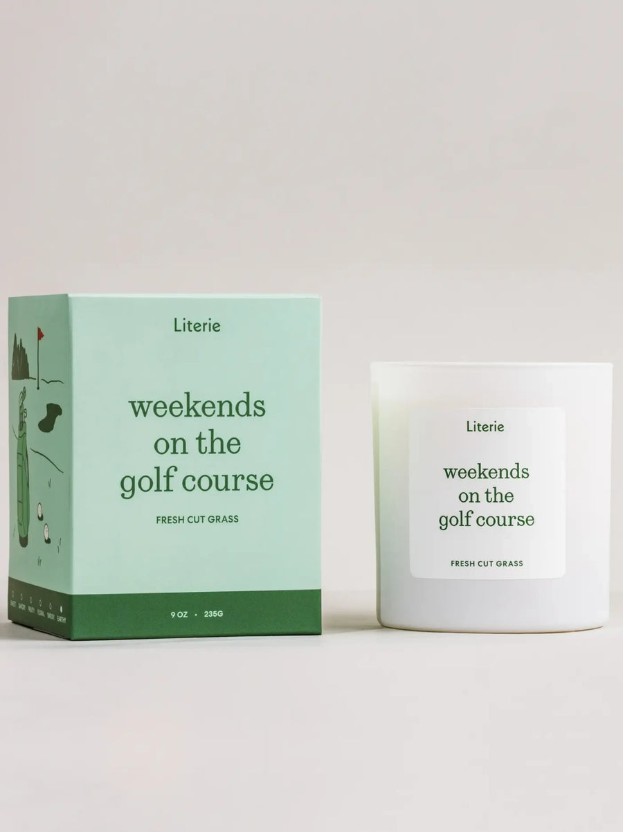 Weekends on the Golf Course Candle