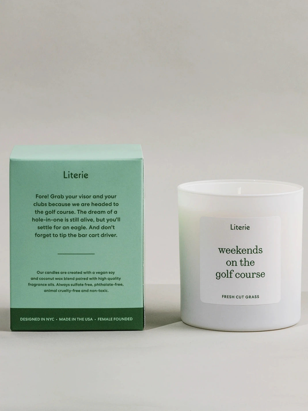 Weekends on the Golf Course Candle