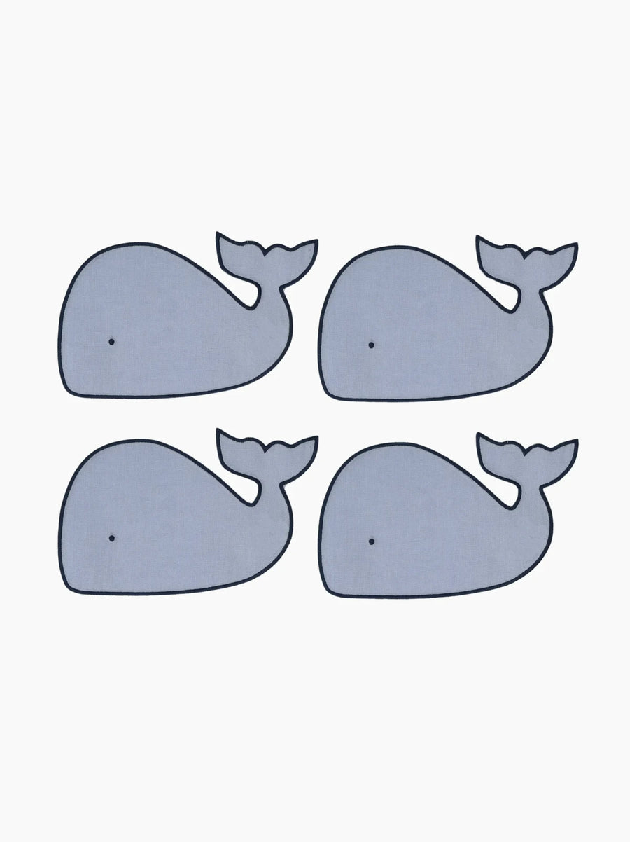 Whale Cocktail Napkins