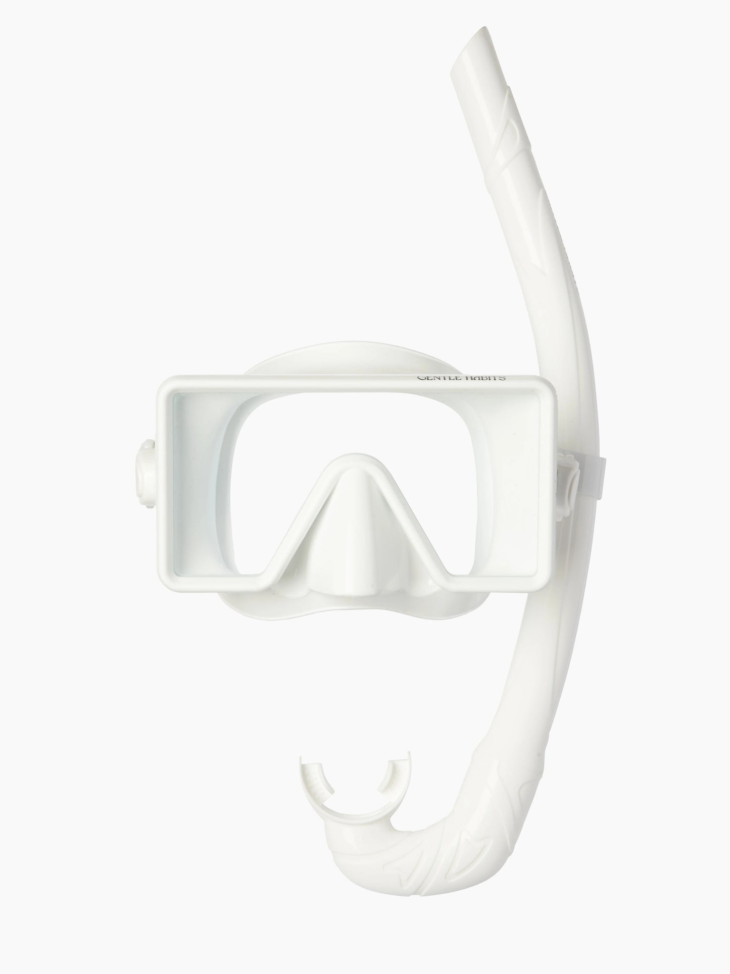 White Dive Mask and Snorkel Set