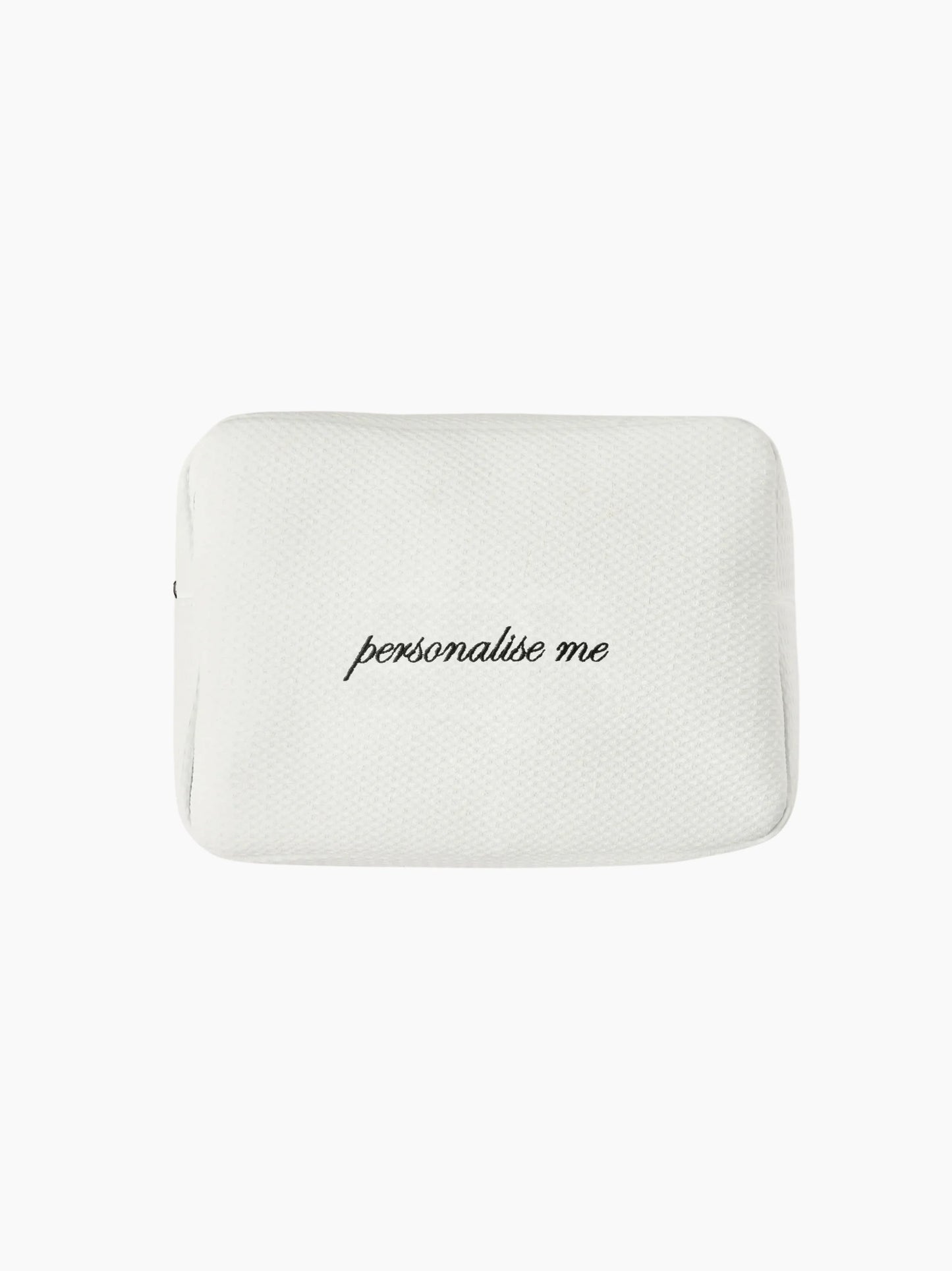 Personalised White Waffle Pouch