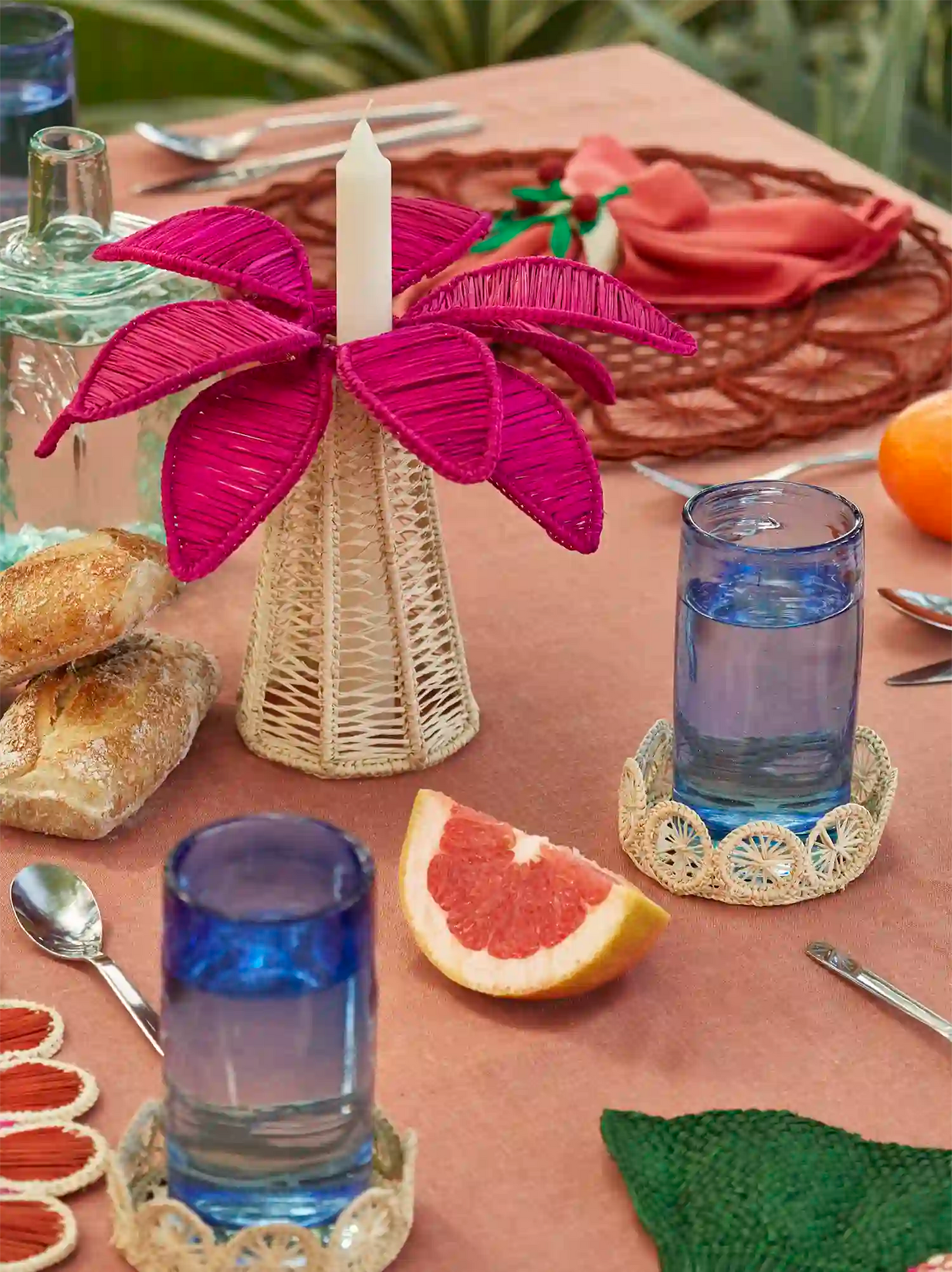 Medium Palm Tree Candle Holder