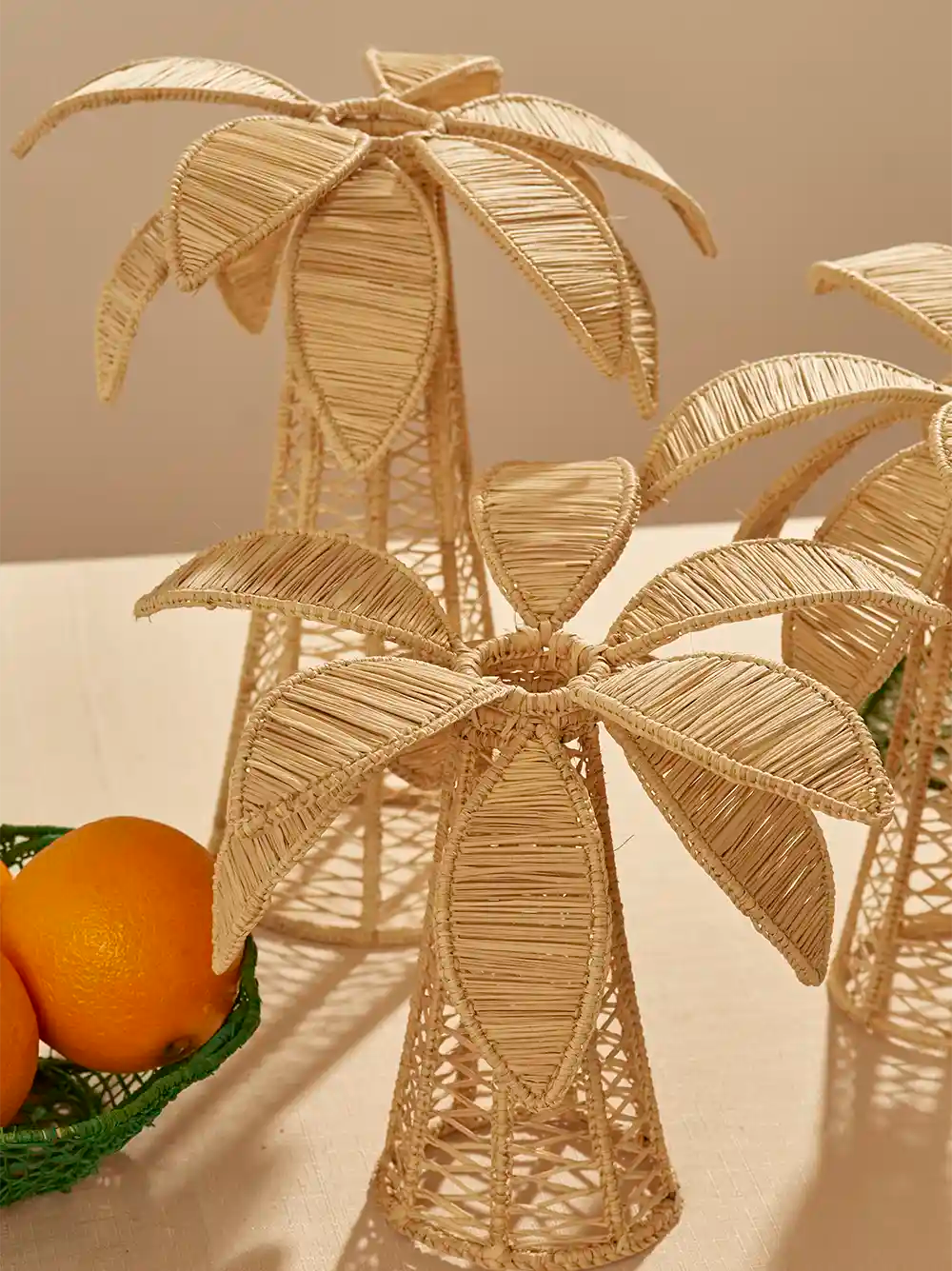 Large Palm Tree Candle Holder