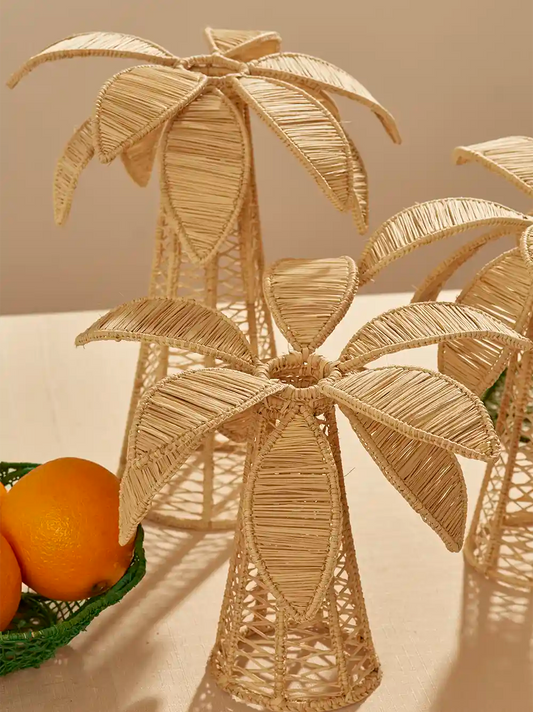 Large Palm Tree Candle Holder