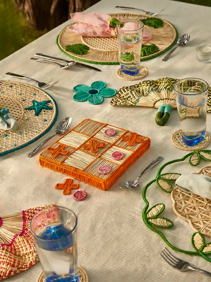 Woven Tic Tac Toe