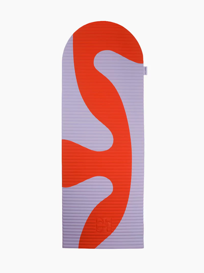 Purple and Orange Exercise Mat