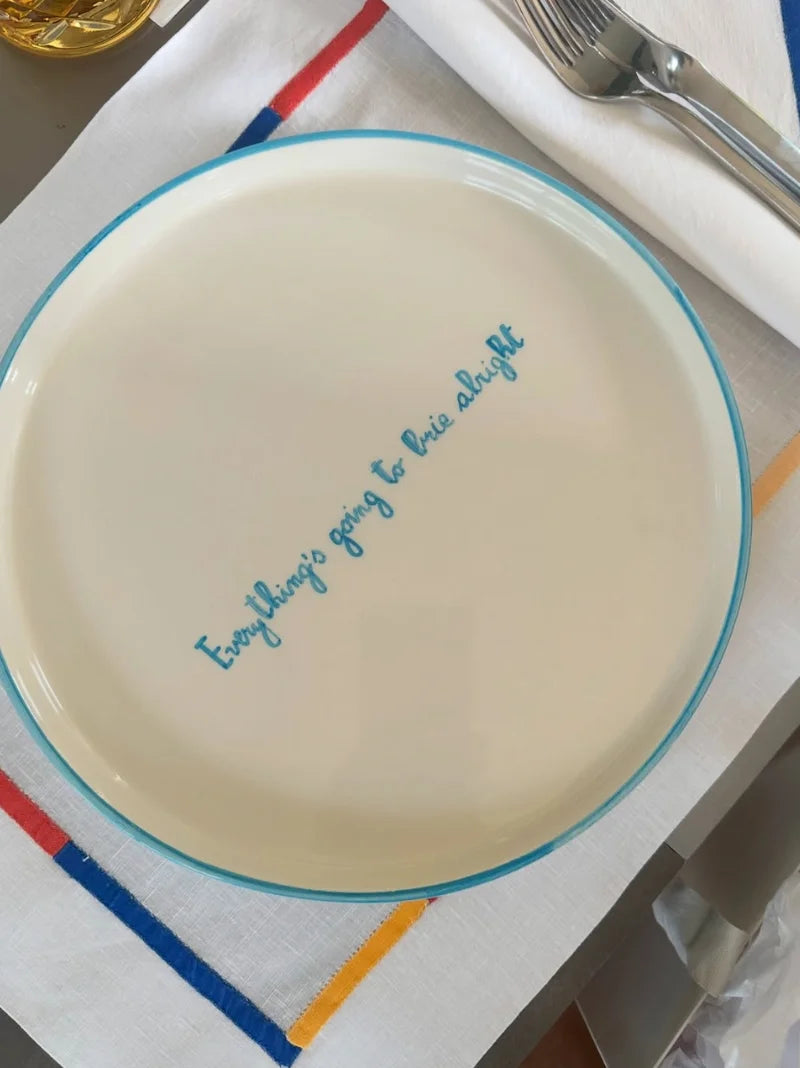 Everything's Going To Brie Alright Dinner Plate