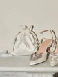 White Silk Satin Pouch Bag