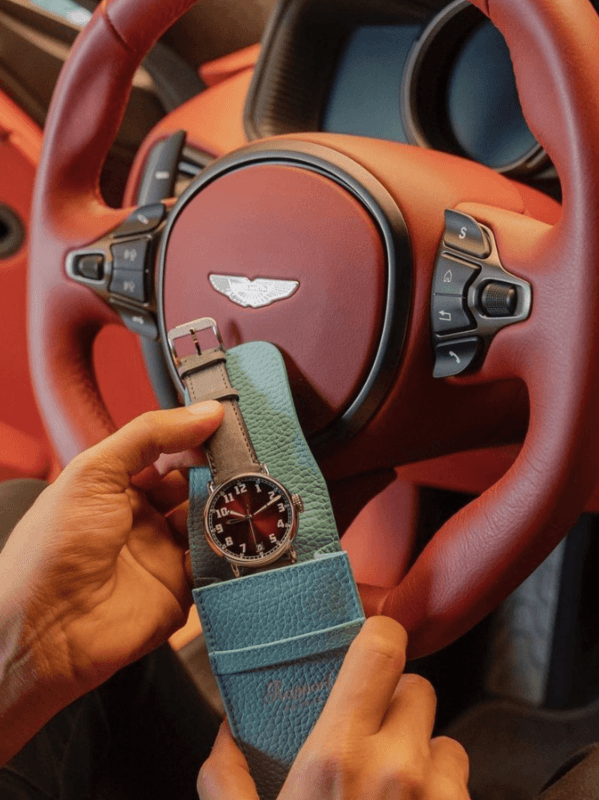 Colourful Leather Watch Pouch