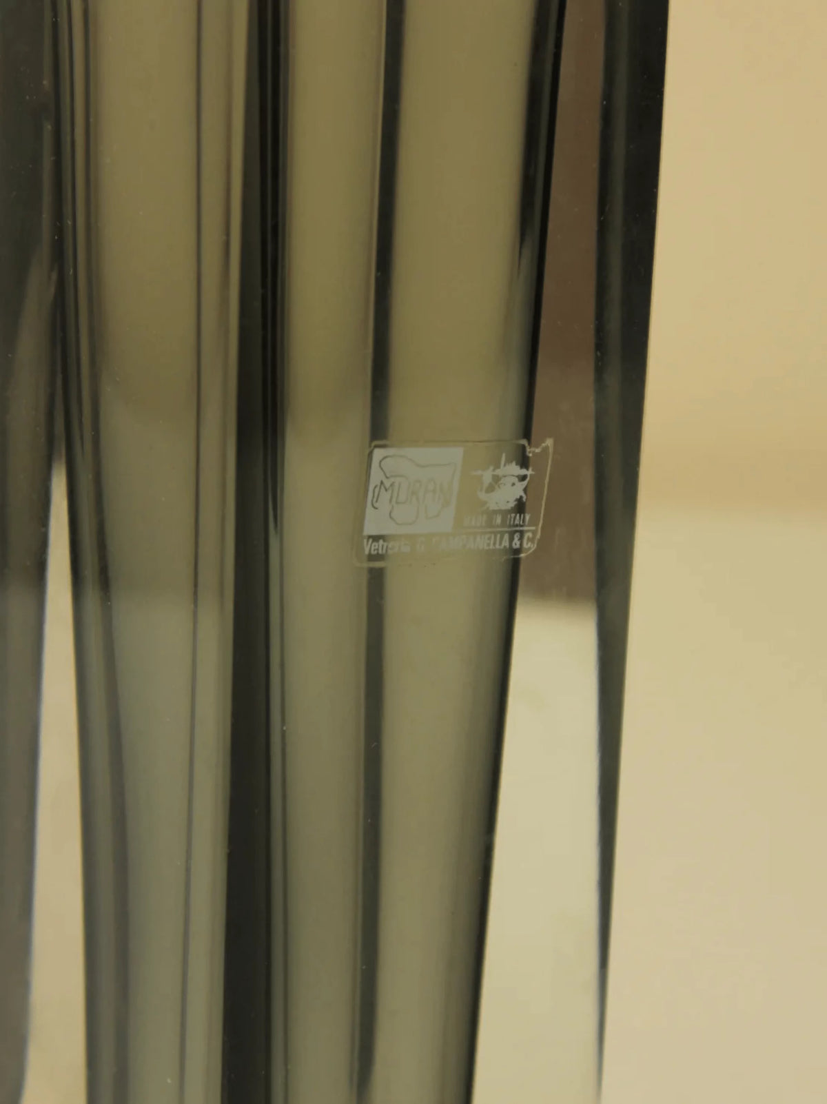 Grey Murano Vase