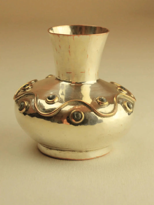 Vintage Silver Mexican Vase
