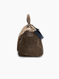 Suede Boston Travel Bag