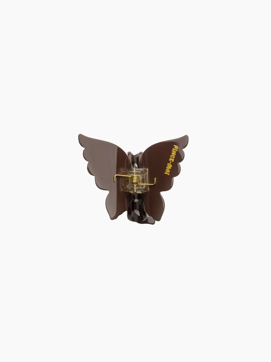 Brown Butterfly Claw Clip