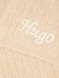 Personalised Cashmere Cable Knit Baby Blanket